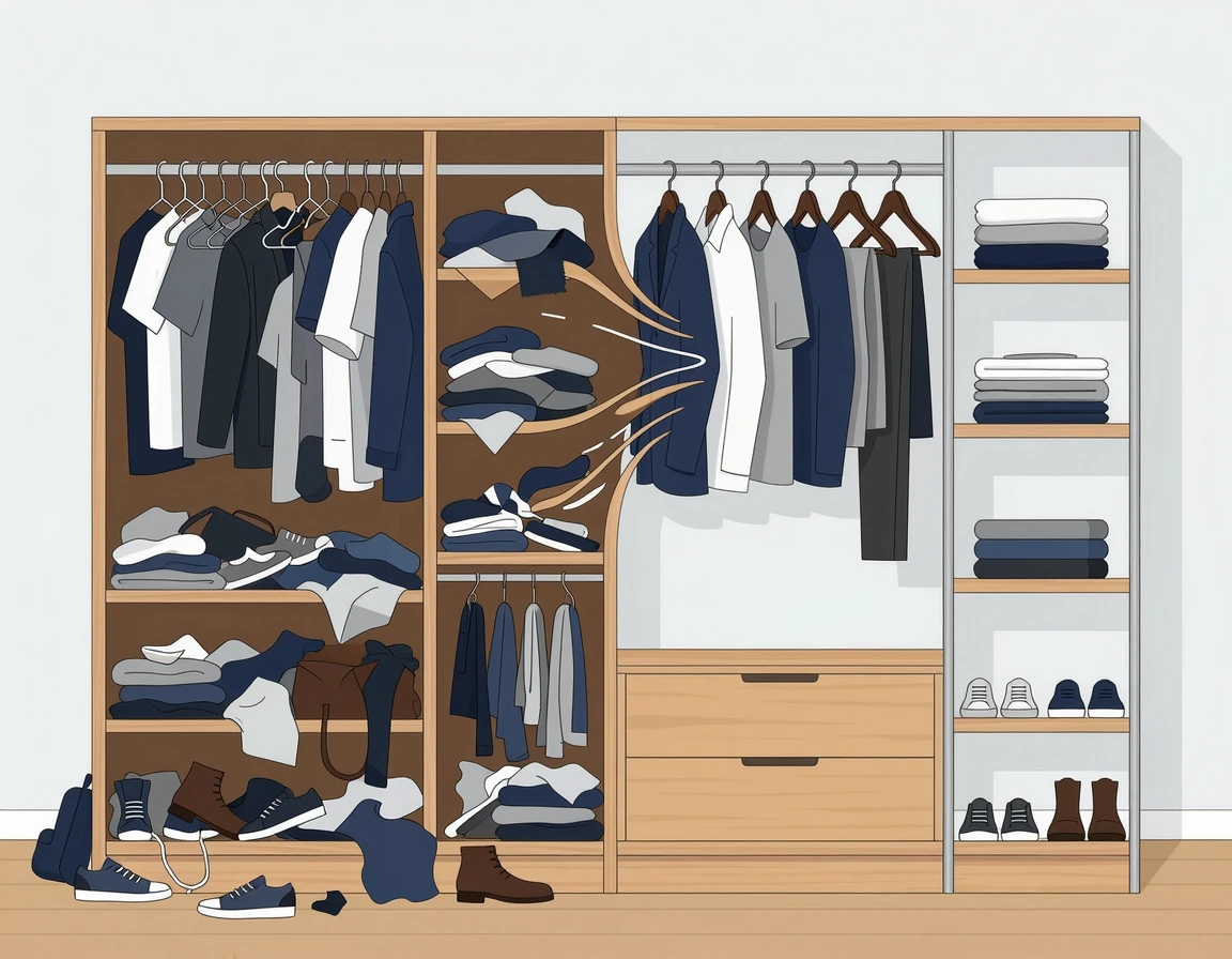10만원대 가성비! 30대 남자 직장인 캡슐 옷장 만들기