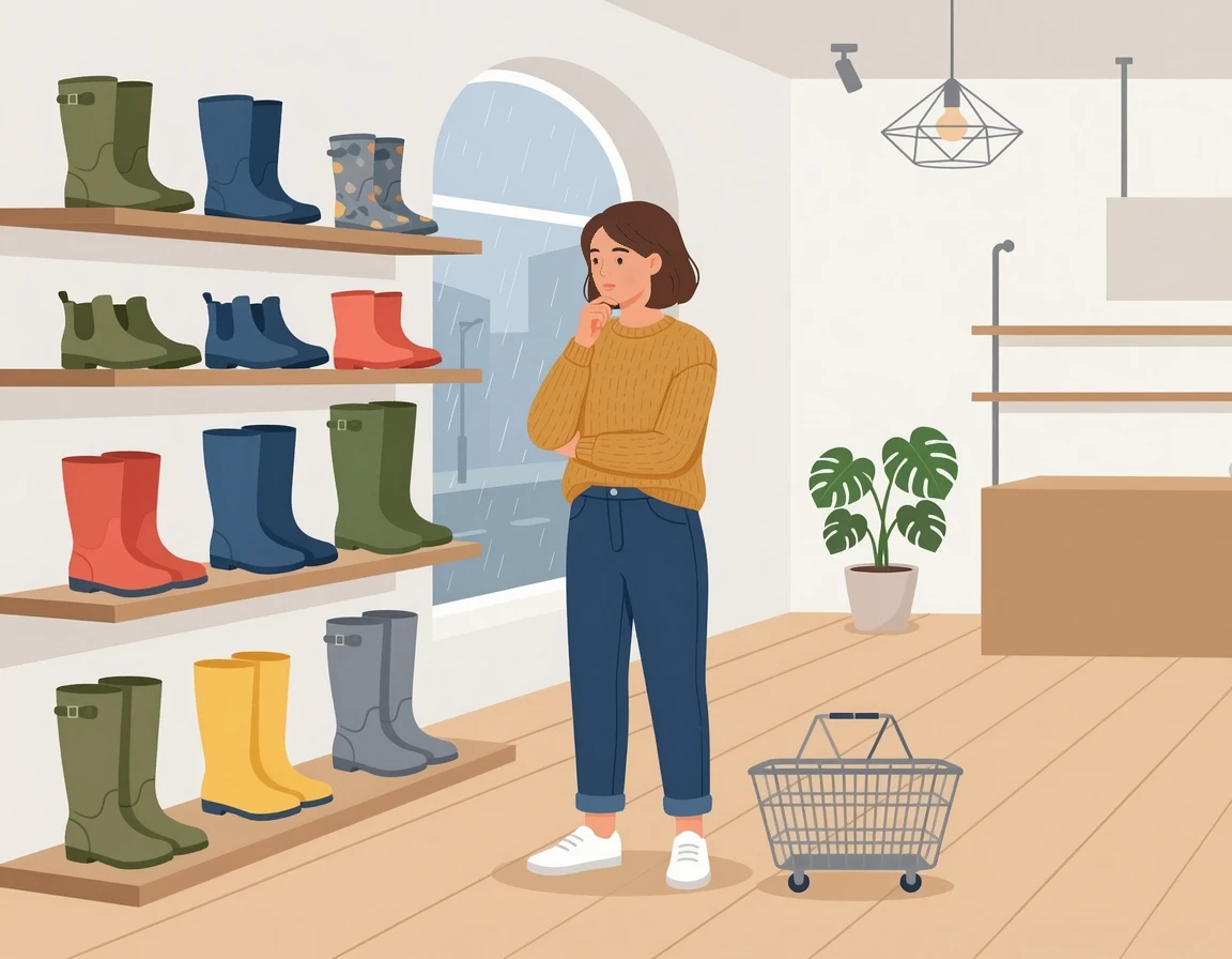 종아리 부각 없는 레인부츠 비교! 종아리 굵은 여자 장화 추천